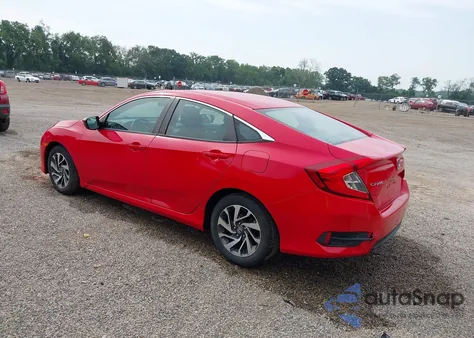 2016 Honda Civic Ex z USA, uszkodzony, nr VIN 2HGFC2F70GH533880